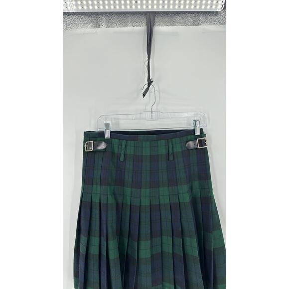 The Kilt tartan kilt for boys sz 11-12 heavy blue green Scottish - Picture 4 of 6